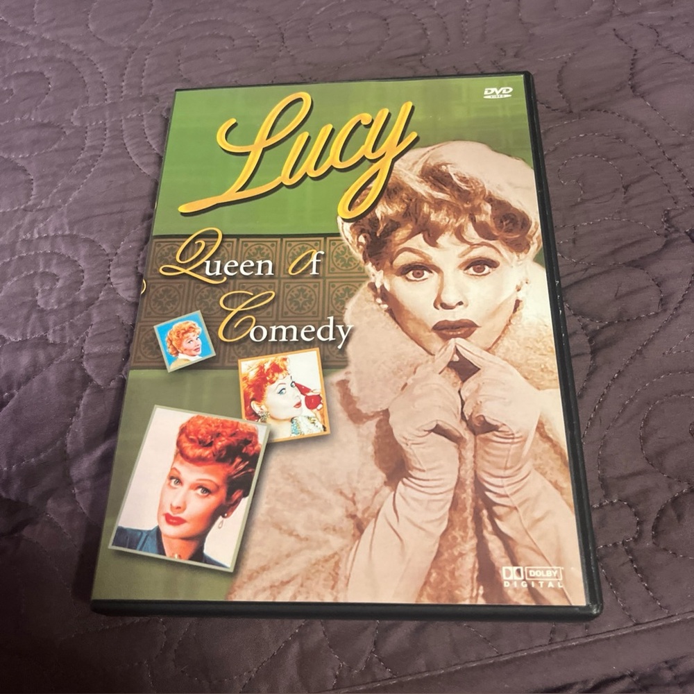 Lucy Queen of Comedy DVD - Green and Gold Cover